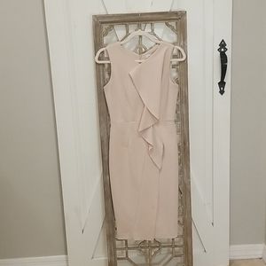 Pink tight fitted dress